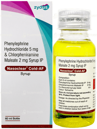 Nasoclear Cold Af Syrup 60Ml